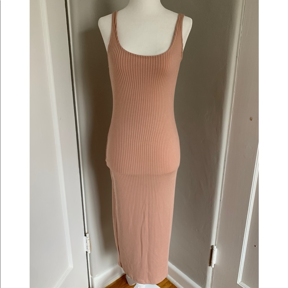 Urban Outfitters Bella Ribbed Knit Bodycon Dress